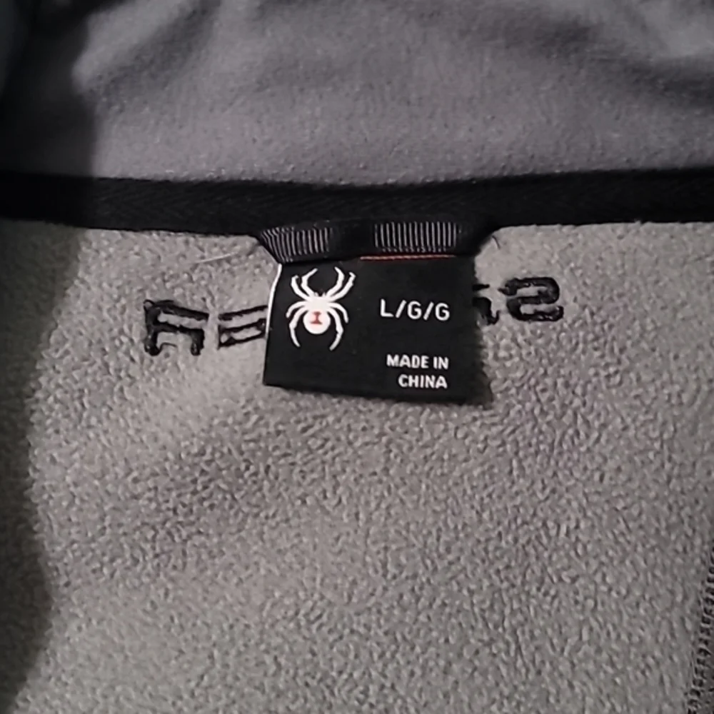 Spyder Boundless 1/4‎ Zip Pullover Grey Jacket Men's L NWOT Condition